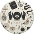 Witch's Essentials Pattern, Witchy Design Halloween Cute PopSockets Standard PopGrip