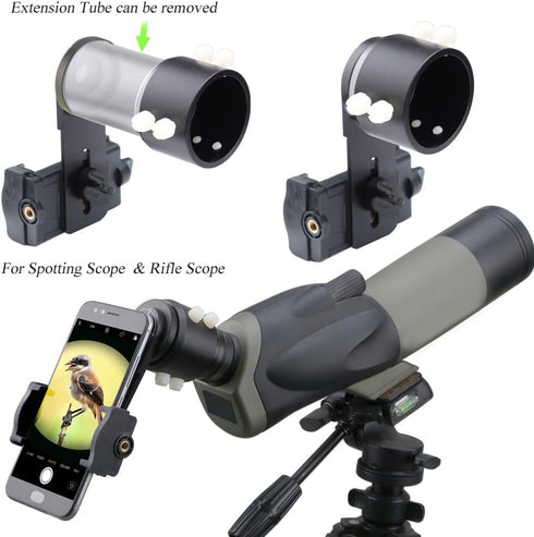 Rifle Scope Mount Camera Adapter, Smartphone Adapter for Hunting and Teaching Purposes