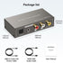 3 1 Dolby LPCM HDMI ARC to RCA Audio Converter in Digital to Analog Audio Converter with Optical Coaxial ARC Input