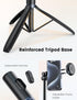 ANXRE 67.7" NT99 Selfie Stick Tripod with Light, Extendable Tripod Stand with Remote for Camera Phone Filming Vlogging
