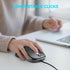 Mofkirg 3-Button 1000 (1) Classic Wired Office Mouse Ergonomic USB Optical DPI Comfortable Durable for Windows Mac