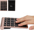 22 Keys Numeric Keypad, Portable Wireless Mini Keyboard Compatible with Bluetooth 5.0 for Laptop/Desktop (Rose Gold)