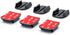 Sametop Helmet Adhesive Sticky Mounts - Curved & Flat 3M Mount for GoPro & DJI Osmo Cameras (6 Packs)