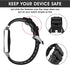 Silicone Watch Band Loops Watch Strap Keeper Replacement Fastener Rings for Universal Watch