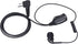 2-Pack Walkie Talkie Earpiece with PTT Mic, 2.5mm/3.5mm 2-Pin Headset for Motorola Two-Way Radios.