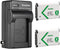 Kastar 2-Pack NP-BX1 Battery and AC Wall Charger for Sony ZV-1, ZV-1F, ZV-1 II, Hasselblad Stellar Digital Camera