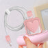 Cute Waves DIY Cable Protector for iPhone Charger, Kawaii 3D Love Heart Design, Data Cable USB Charger Protector for