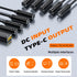 cablecc 7.4x5.0mm Input DC Jack to USB-C Type-C Power Plug Charge Cable for PD 9V 15V 20V 65W Laptop Phone