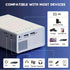 Amovfilm Mini Portable Mini Projector - HD Pico LED Projector Home Theater, Party & Outdoor Movies with HDMI/USB/AV