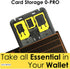 CARD DEVIL All in One Credit Card Size Slim SIM Adapter Kit With TF Reader & Tray Eject Pin, SIM Holder, Micro SD