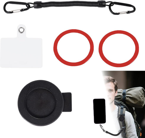 Sinbana Magnetic Belt Clip for Phone, Backpack Strap Magnet Clip Phone Belt Mount