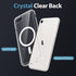 Magnetic Clear Thin Slim Case for iPhone SE 2022/2020, Compatible with MagSafe, Shockproof Anti-Scratch Design