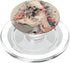 Librarian Skeleton Gothic PopSockets PopGrip for MagSafe - Book Reading Lover Beige