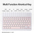 ZGSENLAN Mouse Keyboard Case for Galaxy Tab S7+/S7 FE/S8+/S9+/S9 FE+ 12.4", Magnetic Detachable Bluetooth Keyboard