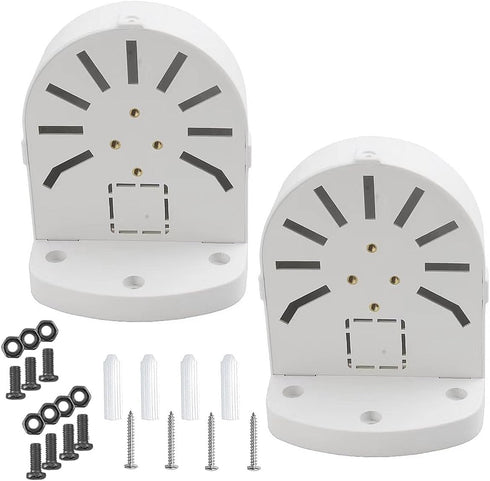 Universal Wall Mount Bracket for Dome Security Camera, CCTV IP Surveillance Holder, ABS Plastic Indoor Outdoor Mount Box