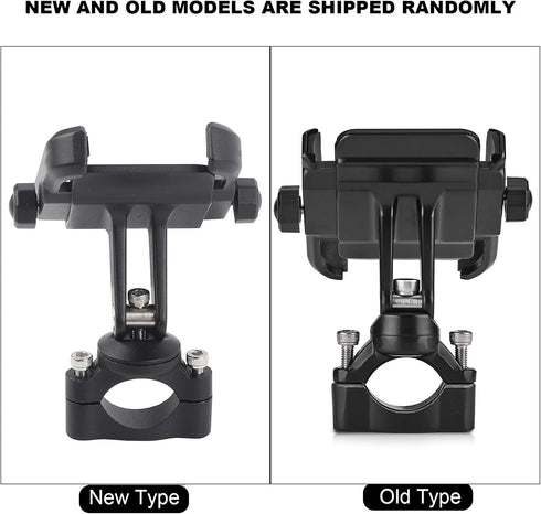 Keenso Motorcycle Bicycle Cell Phone Mount Holder - Adjustable Universal Handlebar Bracket for 4-6inch Mobile Phone,
