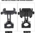 Keenso Motorcycle Bicycle Cell Phone Mount Holder - Adjustable Universal Handlebar Bracket for 4-6inch Mobile Phone,