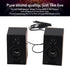 Zopsc Computer Speakers, 2pcs HiFi Deep Bass PC Stereo Speakers with Adjustable Volume for Desktop, Laptop