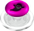 Ghost Halloween Hot Pink 3D Puffy Spooky Cute PopSockets MagSafe PopGrip for iPhone