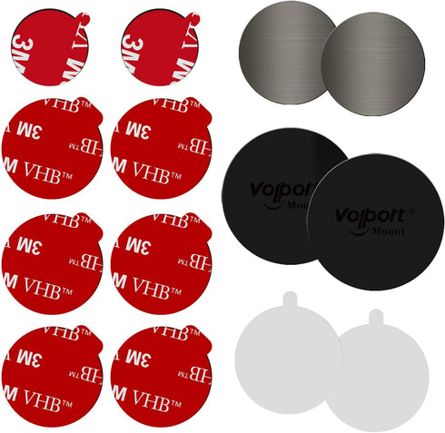 volport Extra 3M Tape Super Sticky Adhesive Replacement and Phone Magnet Sticker Disc for Grip Stand Socket Base
