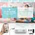 Mini Video Projector, 1080P Supported, Portable Outdoor Movie Projector, 176" Display for Home Entertainment,