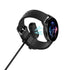 Replacement Charger Compatible with Amazfit Bip 5 Charging Cable 3.3ft USB Portable Magnetic Charging Cord Cable for Amazfit Bip 5 Charger Smartwatch Accessories (Black&Black)