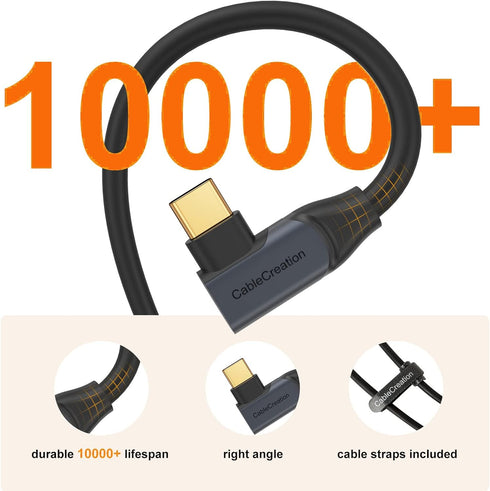 CableCreation Compatible with Quest 2/Quest Pro Link Cable 10FT, 5Gbps USB C Cable for High Speed Data Transfer and