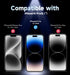 MAGIC JOHN 2 Pack for iPhone 14 Pro Privacy Screen Protector 6.1 inch, Tempered Glass, Auto Dust-Elimination Installation, Bubble Free, Anti Scratch, Case Friendly