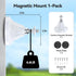 Naseto 1/4 1 Pack) Magnetic Security Camera Mount, Universal Screw, Adjustable Angle, Strong Magnet, No-Drill