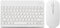 Ultra-Slim Bluetooth Keyboard and Mouse, Portable Mini Wireless Rechargeable Keyboard for iPad, iPhone, Samsung,
