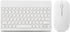 Ultra-Slim Bluetooth Keyboard and Mouse, Portable Mini Wireless Rechargeable Keyboard for iPad, iPhone, Samsung,