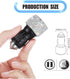 Dual USB Car Charger, 5V/2.4A Bling Fast Charge Dual Port Adapter, Compatible with All Chargers