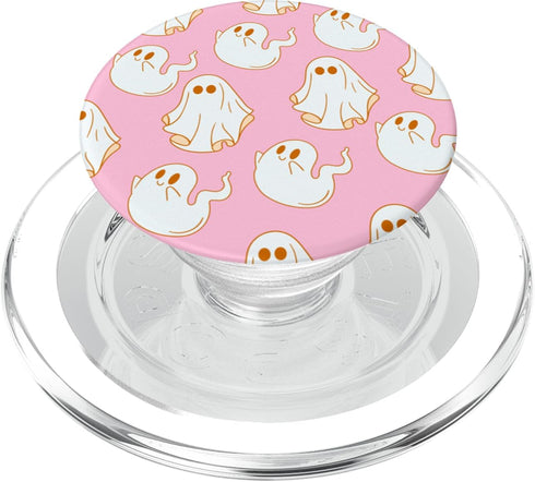 Cute Spooky Ghost Pastel Goth Retro Groovy Halloween PopGrip for MagSafe