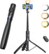 ANXRE 67.7" Selfie Stick Tripod with Light, NT99 Extendable Tripod Stand with Remote