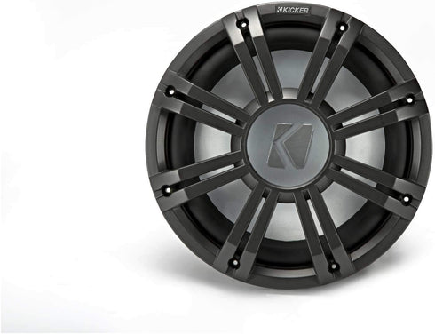 Kicker 45KMG10C 10" Charcoal Grille w/LED for KM10 + KMF10 Subwoofer