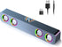 Elimavi Computer Speakers for Desktop PC, 2.0-Channel Speakers with Static LED Lighting and