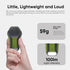 INGA Wearable Bluetooth Speaker, Mini Clip-on Portable Speaker with Light & Warning Lamp, Built-in Mic, Hands-Free