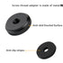 1/4" Female Thumb Nuts with Rubber Pads, 5pc Anti-Slip Lock Nut Adapter for Tripod Camera Attachment