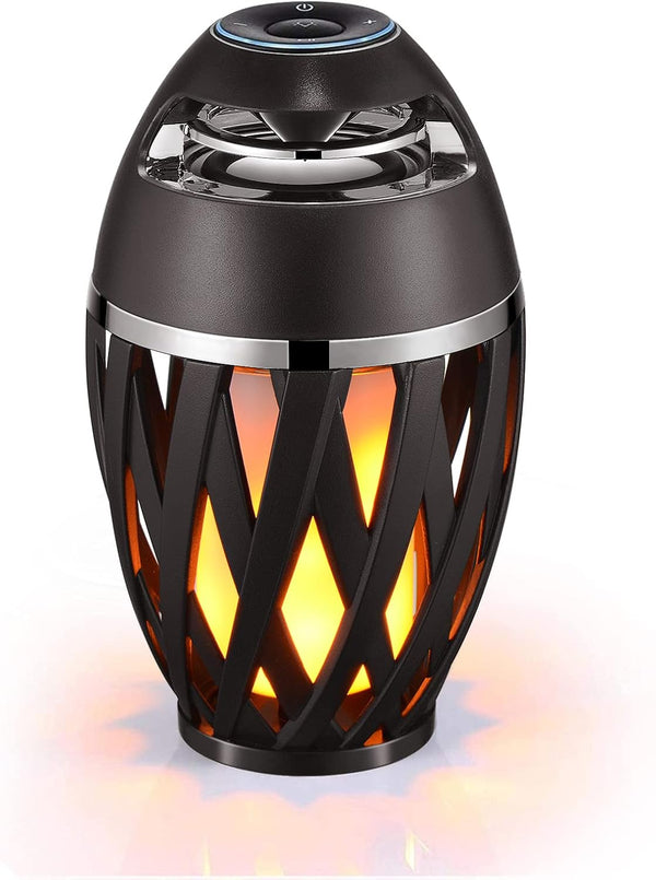 Led Flame Speaker, Dancing Flames Portable Bluetooth Speaker & Torch Atmosphere Light, USB