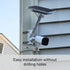 Holicfun 2-in-1 Security Camera and Solar Panel Pole Mount for Ring, Eufy, Arlo, Wyze Solar Panels and Cams