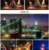 ZM 58mm Star-Effect Cross Starburst Twinkle Lens + 4, 6, 8 Points Star Filter Set for Canon Nikon