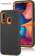 Annymall Heavy Duty Defender Armor Case, Built-in Screen Protector for Samsung Galaxy A20/A30/A50 Models