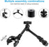 FOMITO 11 inch Articulating Magic Arm + Super Clamp for DSLR Rig Camera, LCD Monitor, LED Video Light
