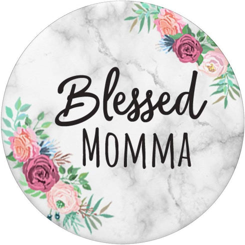 Blessed Momma Mom Mommy ~ Blessed Wife PopSockets PopGrip: Swappable Grip for Phones & Tablets