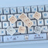 PBT Keycaps - MOA Cute Keycaps for Mechanical Keyboard, 139 Keys, Dye-Sublimation Custom Set for Cherry MX Switches