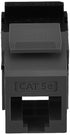 Leviton 5G108-AE5 Cat 5e 8-Wire QuickPort Adapter Jack, Black, 10-Pack