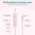 Shop rockpapa Share 1 Kids Headphones: Wired, Microphone, 85dB/94dB Volume Limit, Cute Foldable for School, Travel -