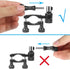 HSU Bike Handlebar Mount for Action Cameras - 360 Rotation Seat Post Compatible with GoPro Hero 13/12/11/10/9/8/7/6,