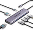 Lemorele USB C Docking Station for Laptop, 7 in 1 USB C Hub