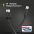 USB3.2 Gen2x1 A to C Cable, USB-A to USB-C, 10Gbps High Speed Data Transfer, USB Charging Cable, 2 meters, Black